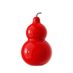 Botella de agua de acero inoxidable OTE con forma de calabaza, de metal, con correa para el hombro, portátil y duradera, ideal para gimnasio, viajes y uso diario, 300 ml.