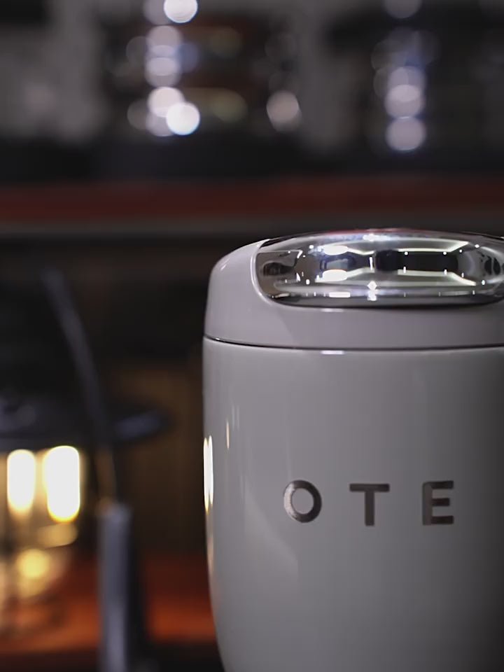 Taza de café de viaje con aislamiento al vacío OTE, vaso de viaje de acero inoxidable de doble pared con tapa, 350 ml/220 ml