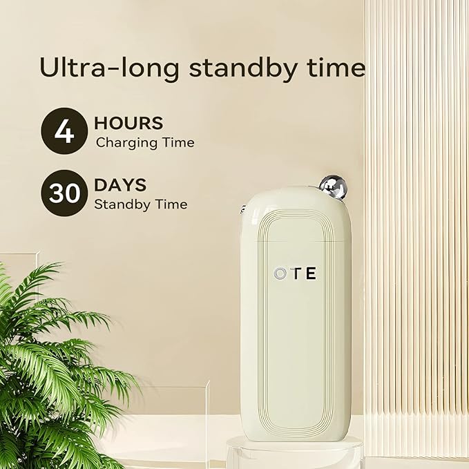 Hilos dentales de agua inalámbricos para dientes - OTE Portable Water Flosser - Mini Power Dental Flossers recargables para viajes y hogar, 3 modos e IPX7 impermeable, irrigador oral para dientes, encías, cuidado de aparatos ortopédicos