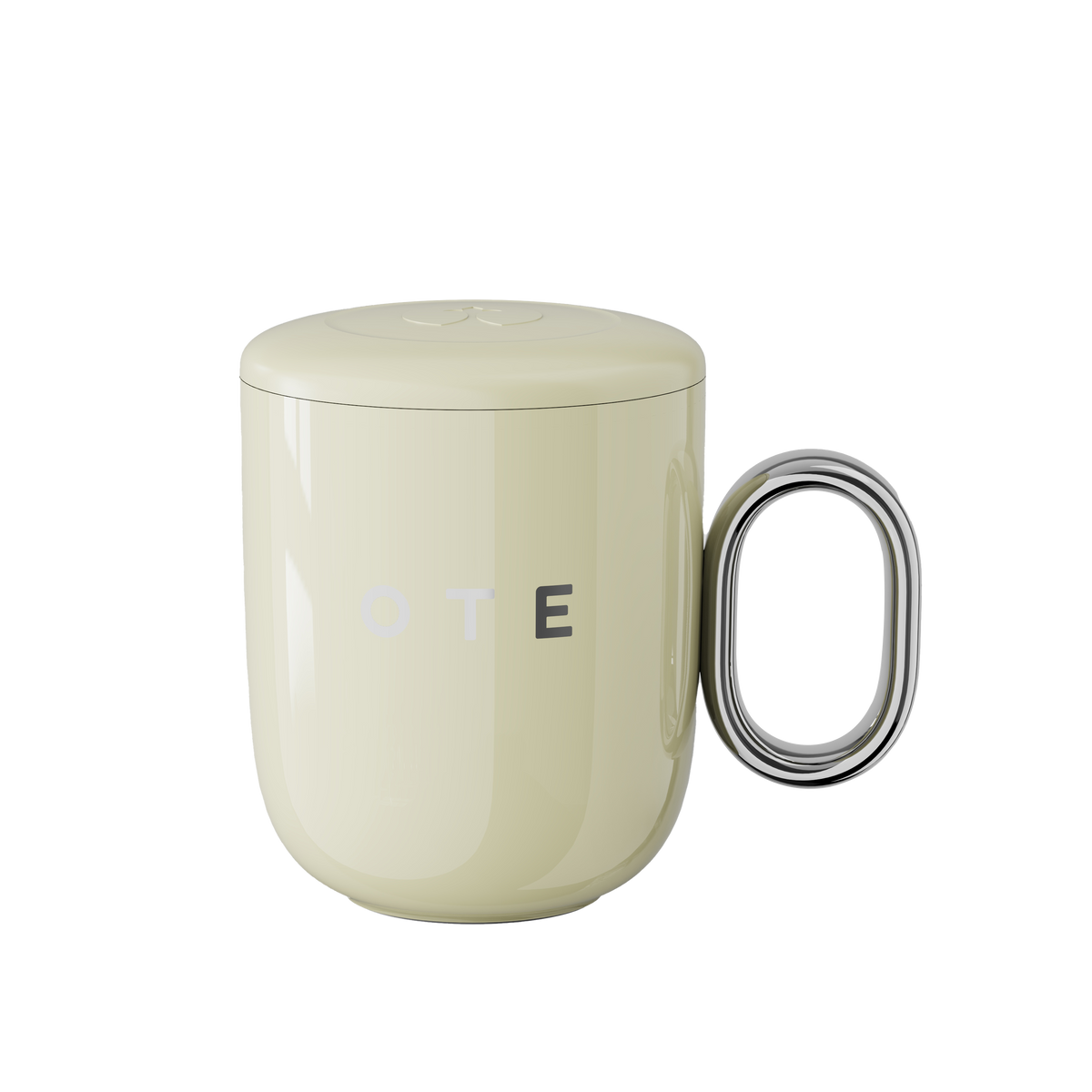 Taza de café OTE con asa, 12 oz/8 oz (350/220 ml), taza de viaje de acero inoxidable con aislamiento, taza de café reutilizable de doble pared